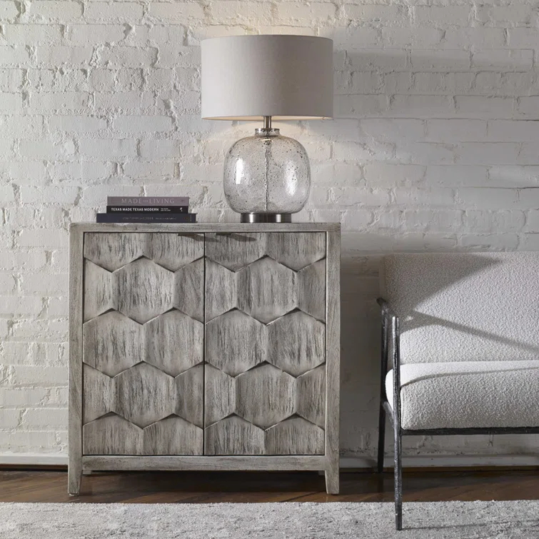 Blancheville Solid Wood Storage Cabinet