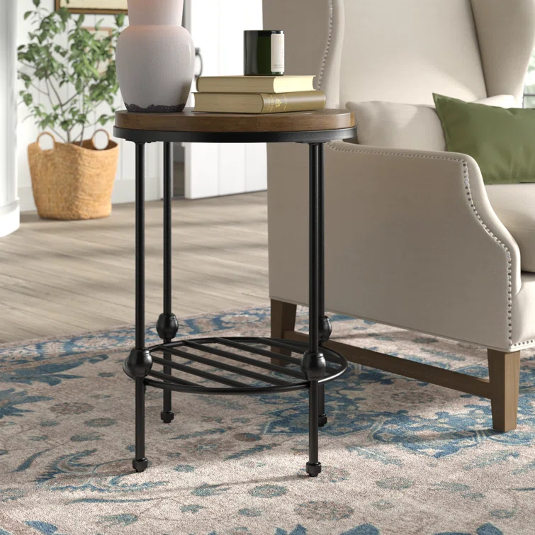 Roslin Solid Wood End Table