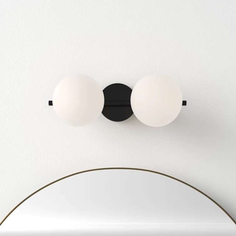 Vibi 2 Light Frosted Dimmable Vanity Light