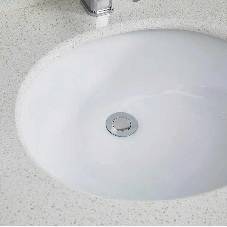 Boyel Living 15.94'' Ceramic Oval Bathroom Sink