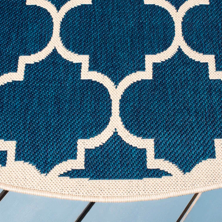 Courtyard Performance Geometric Rug