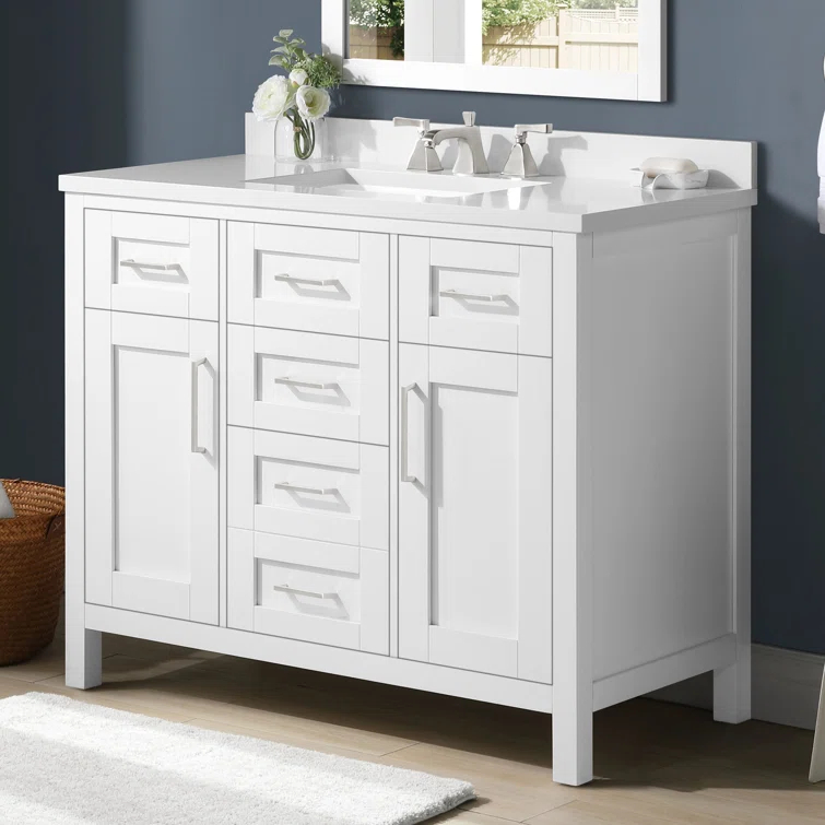 OVE Decors Tahoe 42" Single Bathroom Vanity Set with Mirror