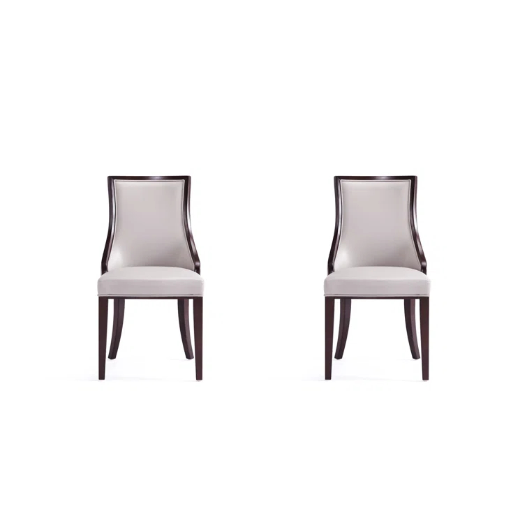 Faux Leather Upholstered Side Chair