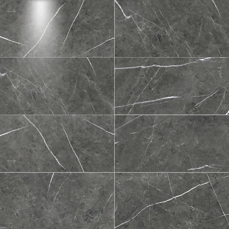 Bond Tile 12" x 24" Porcelain Marble Look Wall & Floor Tile