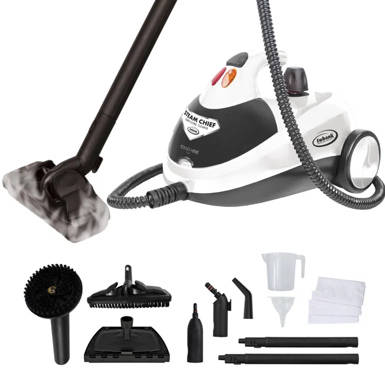 1800 W Steam Cleaner and Sanitizer with Attachments