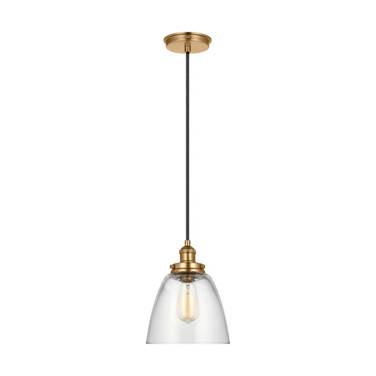 Topanga Single Light Glass Dimmable Pendant