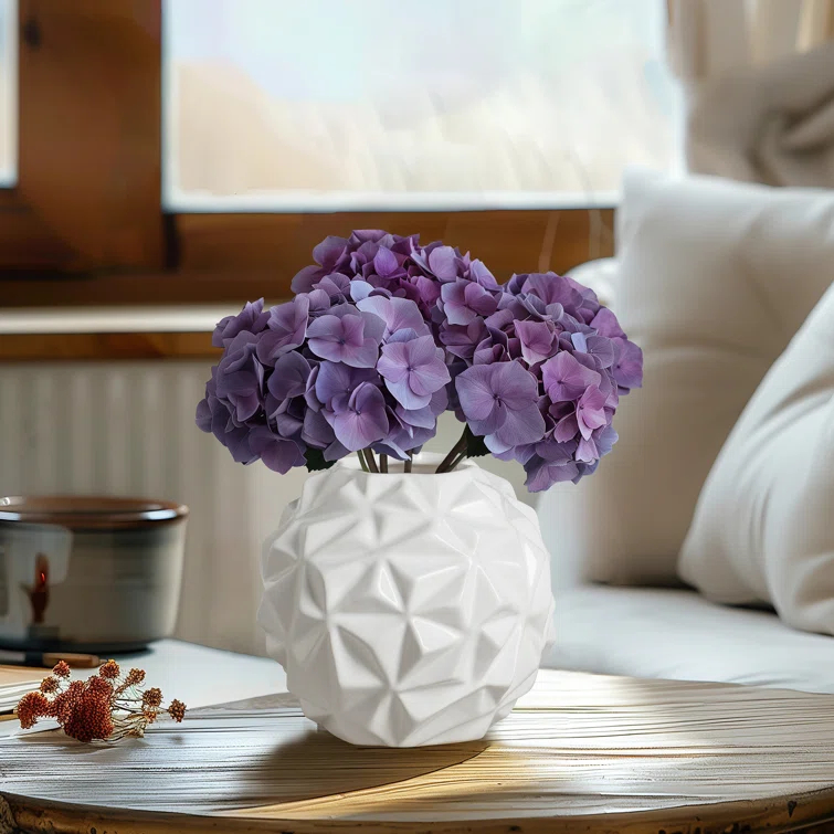 Wrought Studio™ Carneal Handmade Ceramic / Porcelain Table Vase