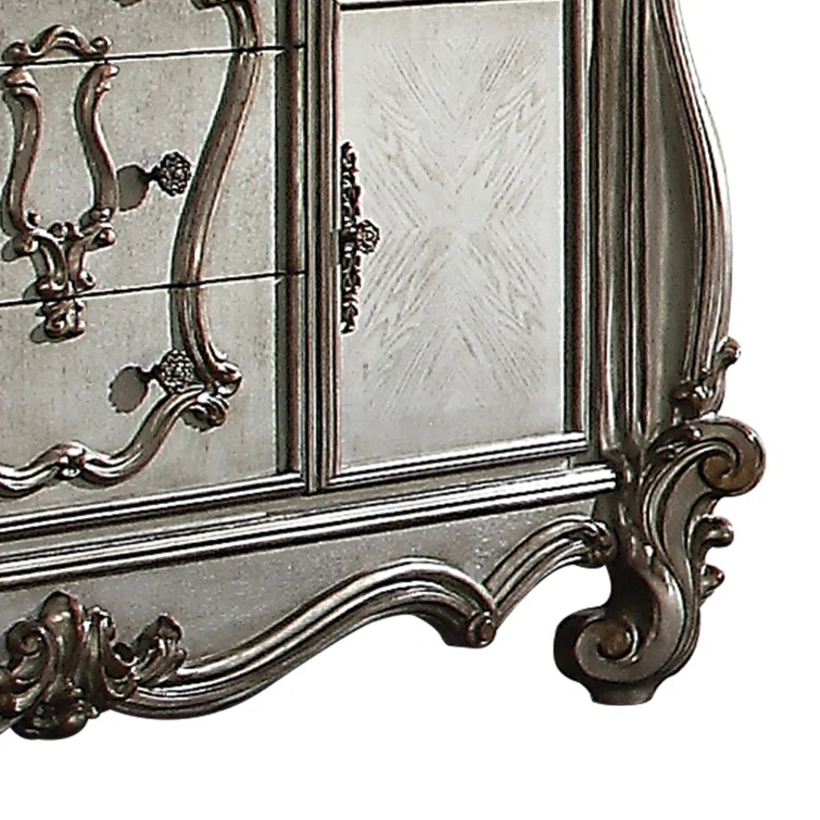 Bersally Solid Wood 70'' W 5 - Drawer Dresser
