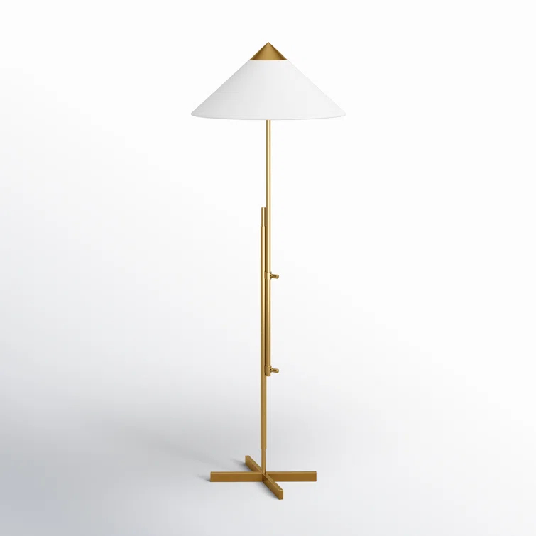 Franklin Floor Lamp by Kelly Wearstler - Burnished Brass