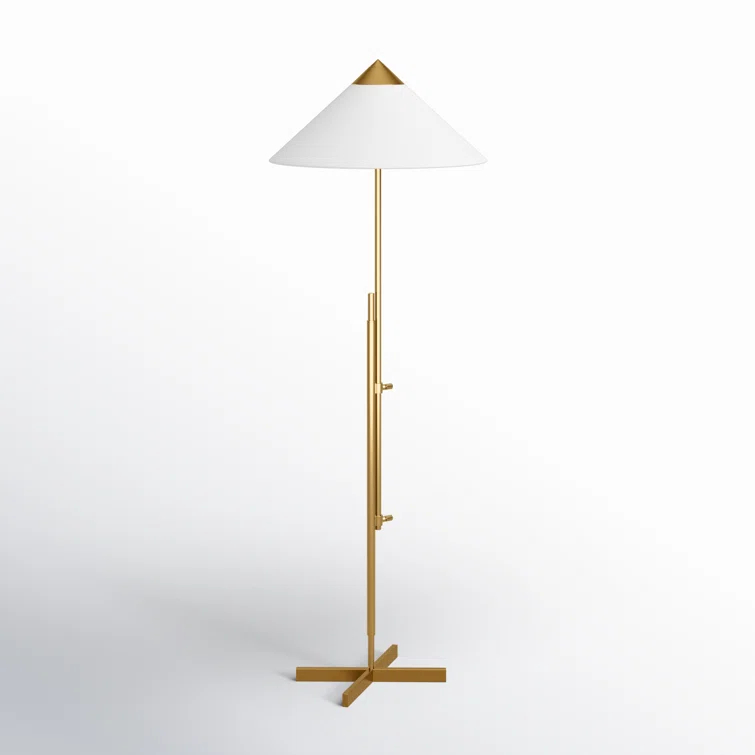 Franklin Floor Lamp by Kelly Wearstler - Burnished Brass