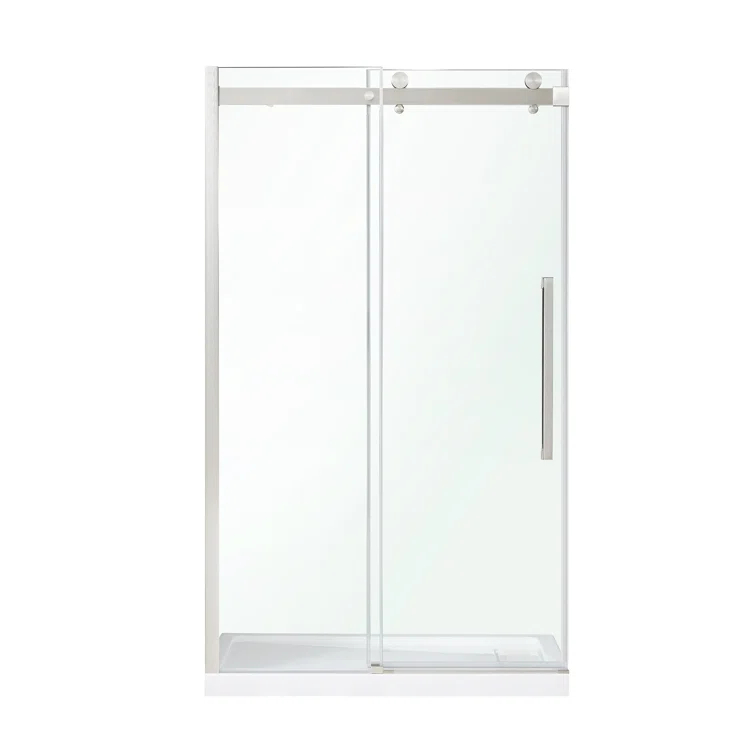OVE Decors Bel Soft Close 48" x 78" Frameless Sliding Soft Close Shower Door