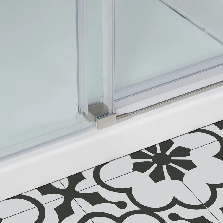 OVE Decors Bel Soft Close 48" x 78" Frameless Sliding Soft Close Shower Door