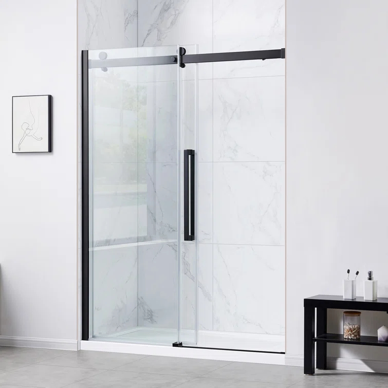 OVE Decors Bel Soft Close 60" x 78" Frameless Sliding Soft Close Shower Door