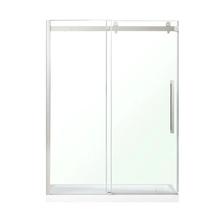 OVE Decors Bel Soft Close 60" x 78" Frameless Sliding Soft Close Shower Door