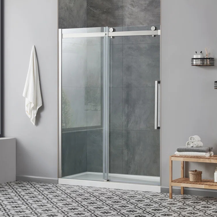 OVE Decors Bel Soft Close2-Piece 32" x 60" x 81" Base/Door Rectangular Alcove Shower Kit