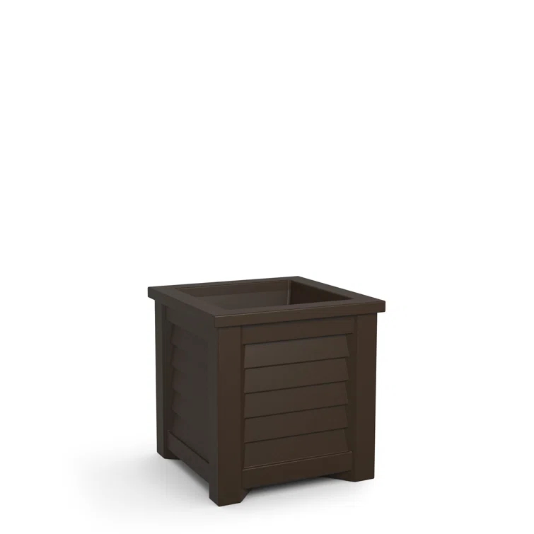 Mayne Inc. Lakeland Square Resin Planter with Water Reservoir
