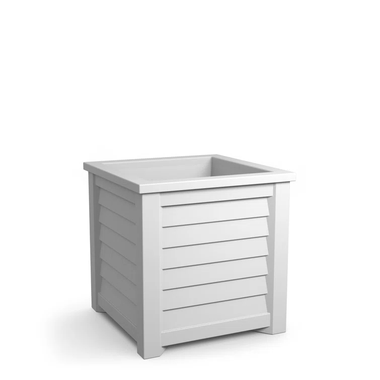 Lakeland Square Resin Planter with Water Reservoir