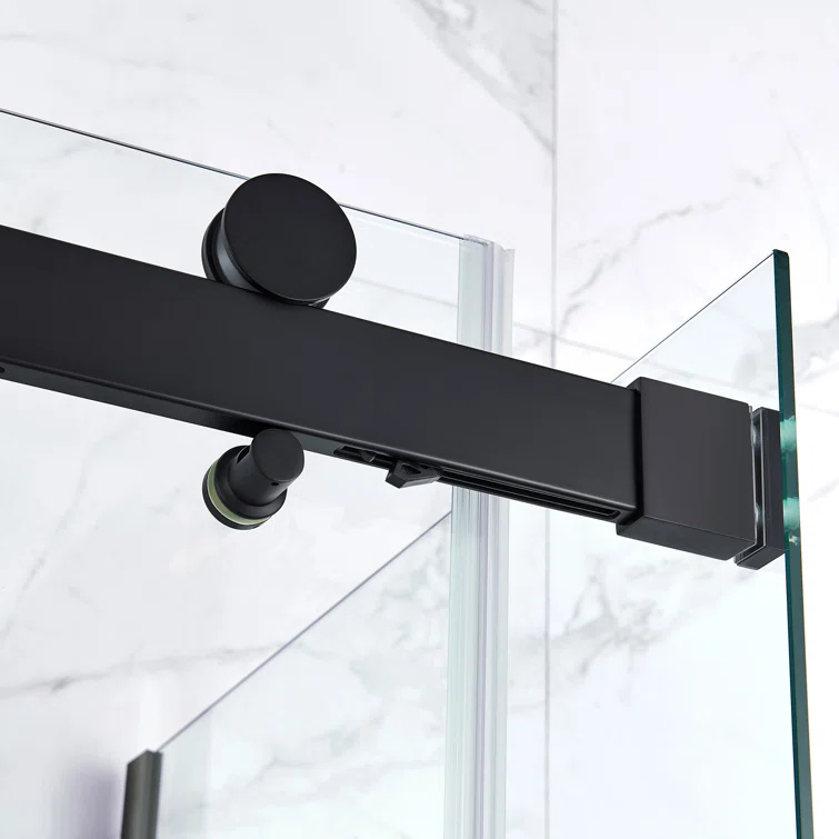 OVE Decors Bel Soft Close Stainless Steel 3-Piece 32-in x 48-in x 81-in Base/Door Corner Shower Kit