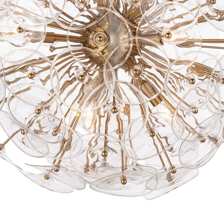 Regina Andrew Poppy 9 - Light Dimmable Sputnik Sphere Chandelier