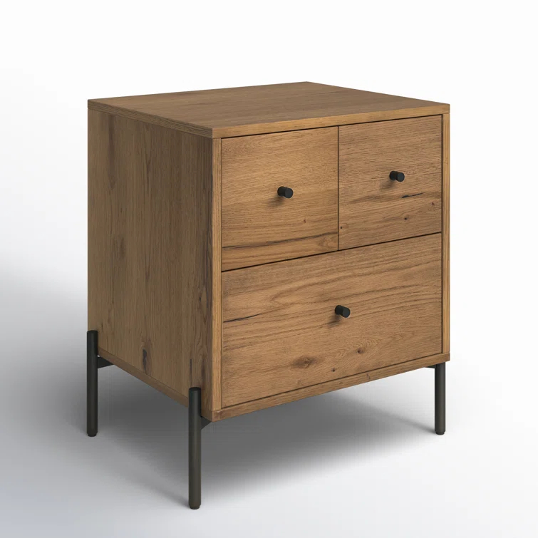 Eaton 3 - Drawer Nightstand