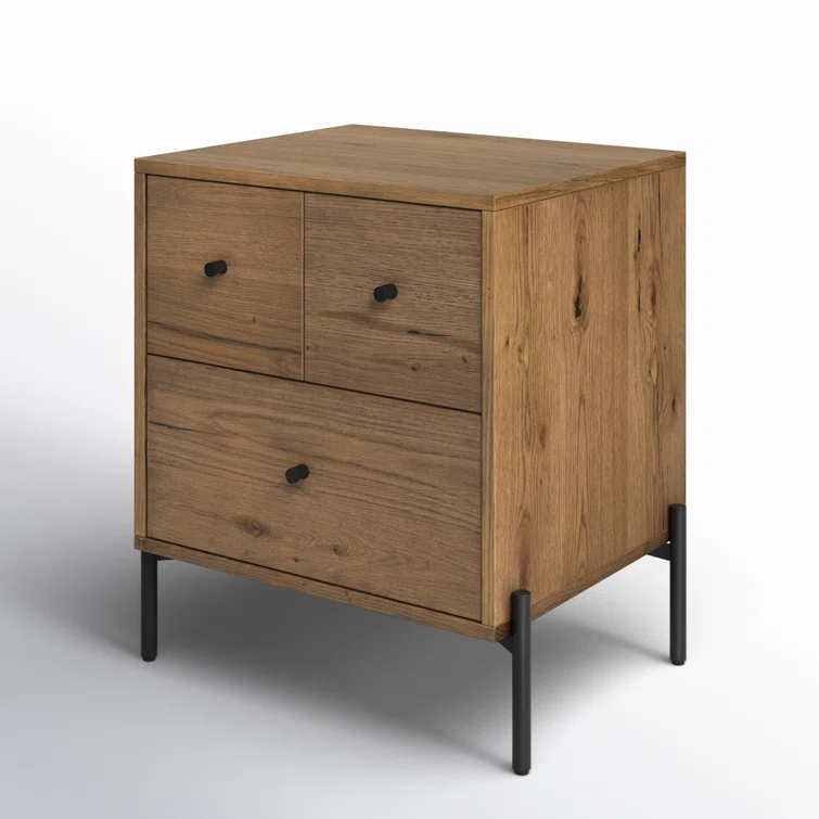 Eaton 3 - Drawer Nightstand