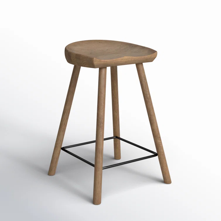 Casimer Solid Wood Stool