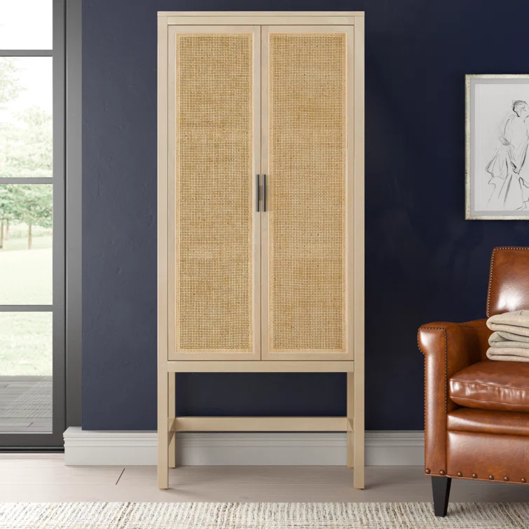 Boudreau Solid Wood Storage Cabinet