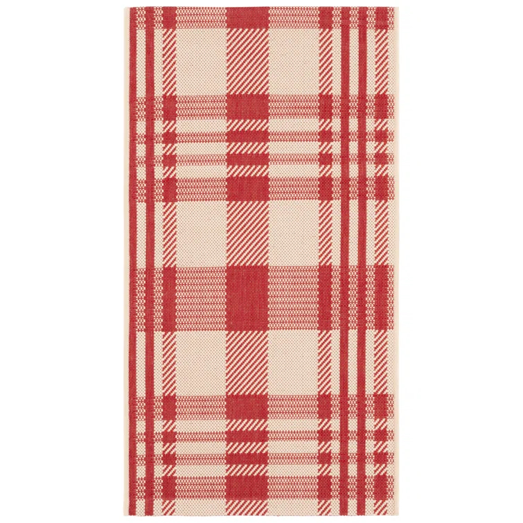 Courtyard Performance Plaid Rug
