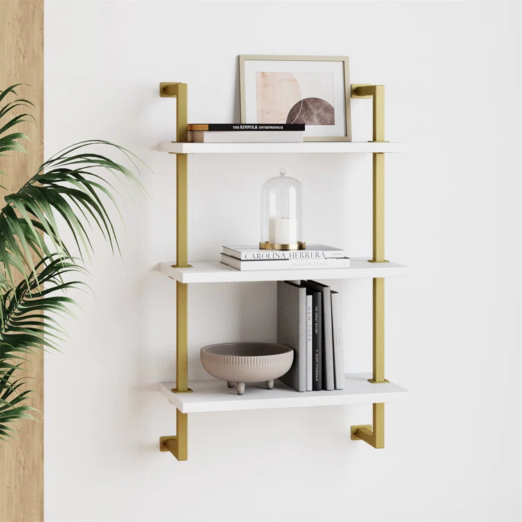 Nathan James Floating Bookcase