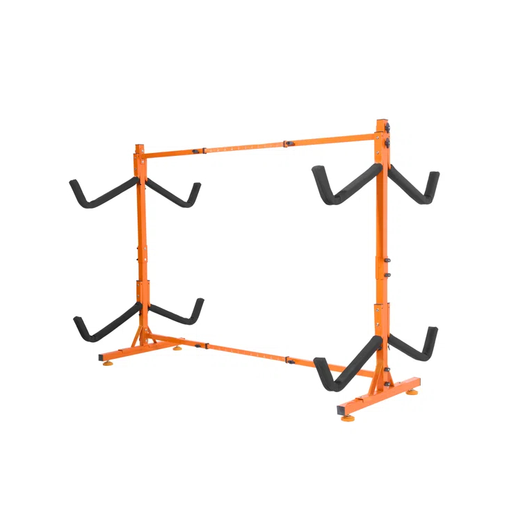 VEVOR Steel Freestanding Adjustable Kayak Rack DLS4G0000000D8BUTV0