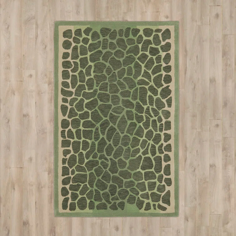 Martha Stewart Hand Tufted 70% Wool And 30% Viscose Geometric Rug