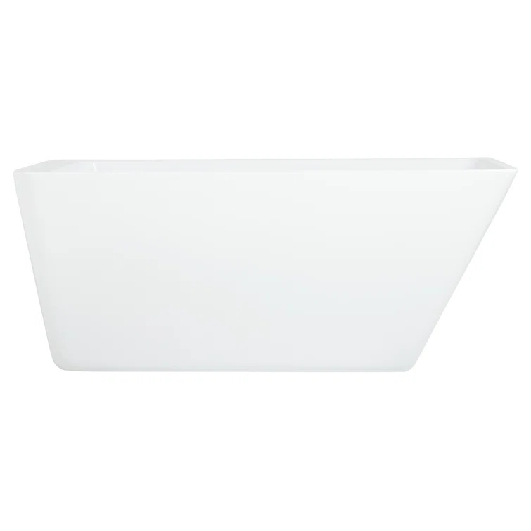 Jaidyn 55" Freestanding Soaking Acrylic Bathtub