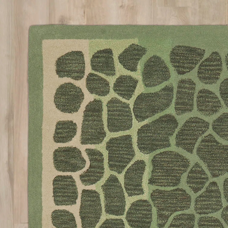 Martha Stewart Hand Tufted 70% Wool And 30% Viscose Geometric Rug