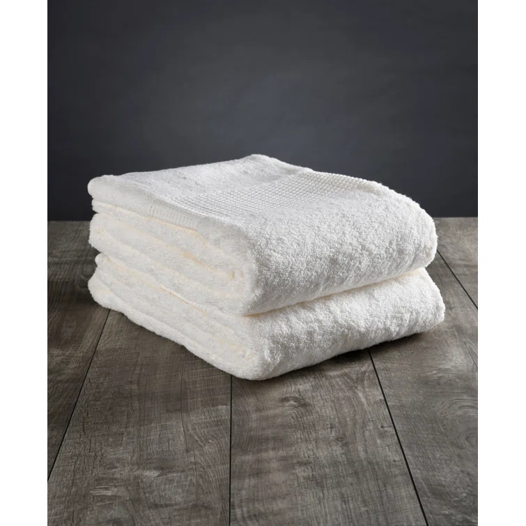 Delilah Home - 100% Organic Bath Towel Set - High Quality, Ultra-Soft, & Absorbent Turkish Organic Cotton Spa Towels - Eco-Friendly & Vegan (Two pieces each 13x13) Pack of 2, Ivory Face Towels