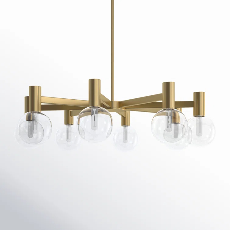 Roylynn 8 Light Metal Chandelier