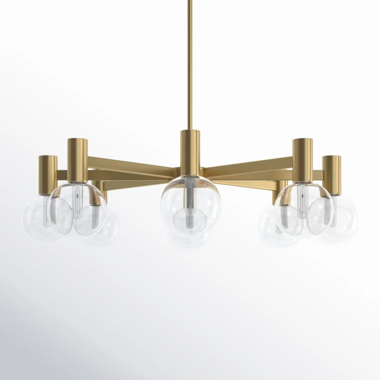 Roylynn 8 Light Metal Chandelier