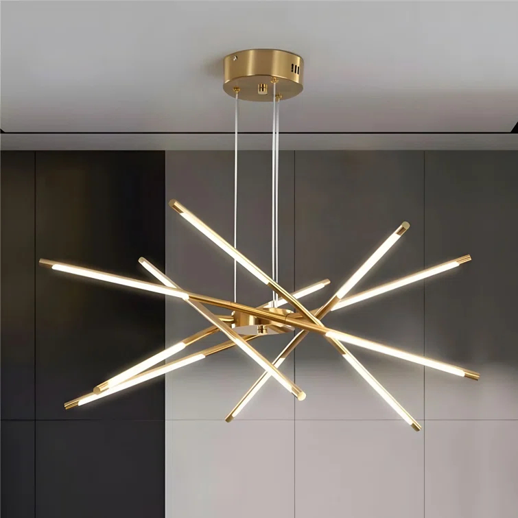 Mahonia 12 - Light Linear Chandelier