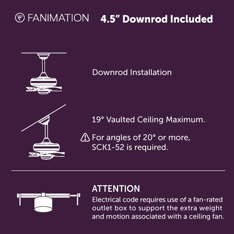 Xeno Wet 56'' Ceiling Fan with LED Lights