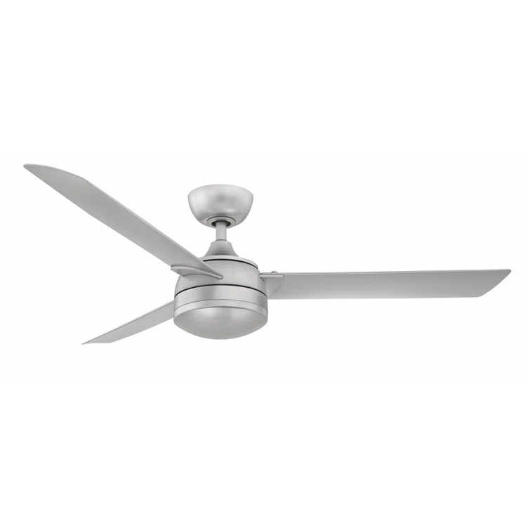 Alya Indoor / Outdoor Ceiling Fan + Light - Silver