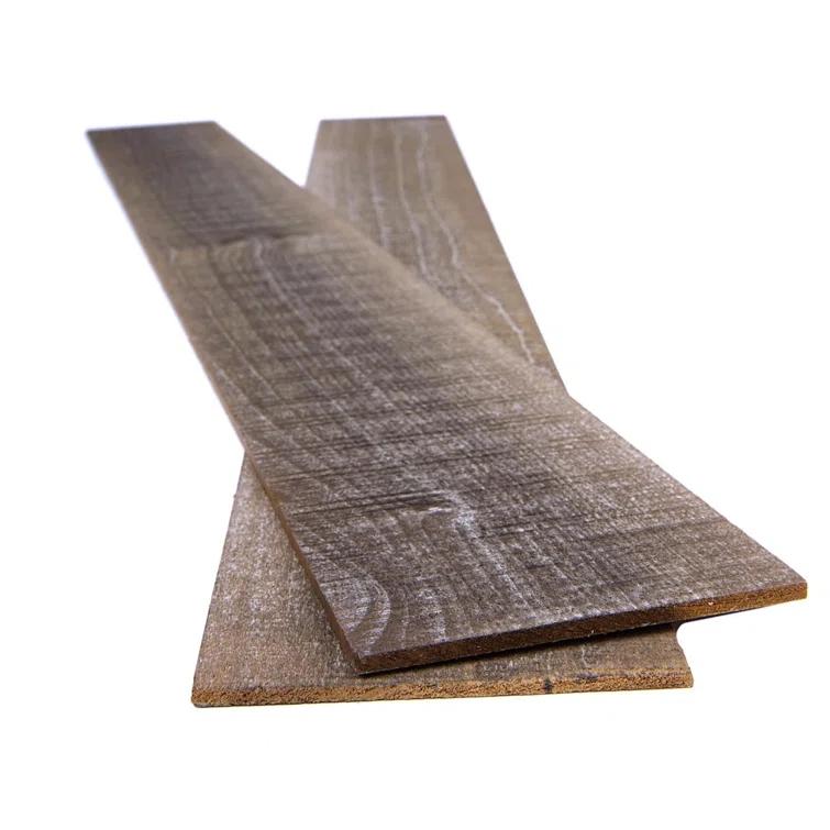 Thermo-Treated 1/4 in. x 5 in. x 4 ft. Barn Wood Wall Planks (10 sq. ft. 6-Pack)