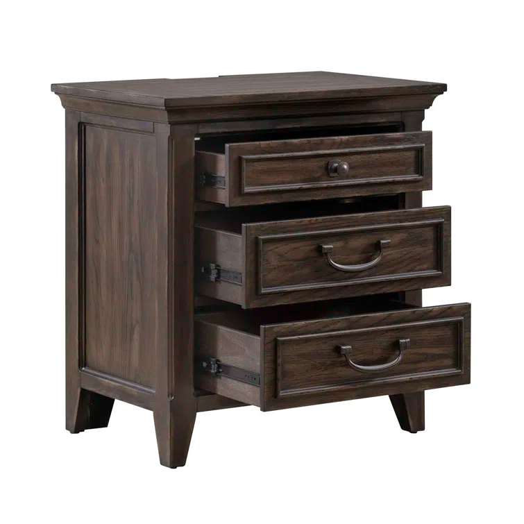Arianni Panel Bed, Dresser & Mirror, Nightstand