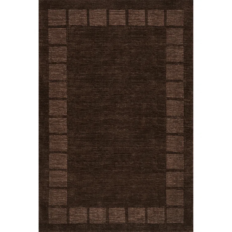 Milchan High Low Wool Blend Area Rug
