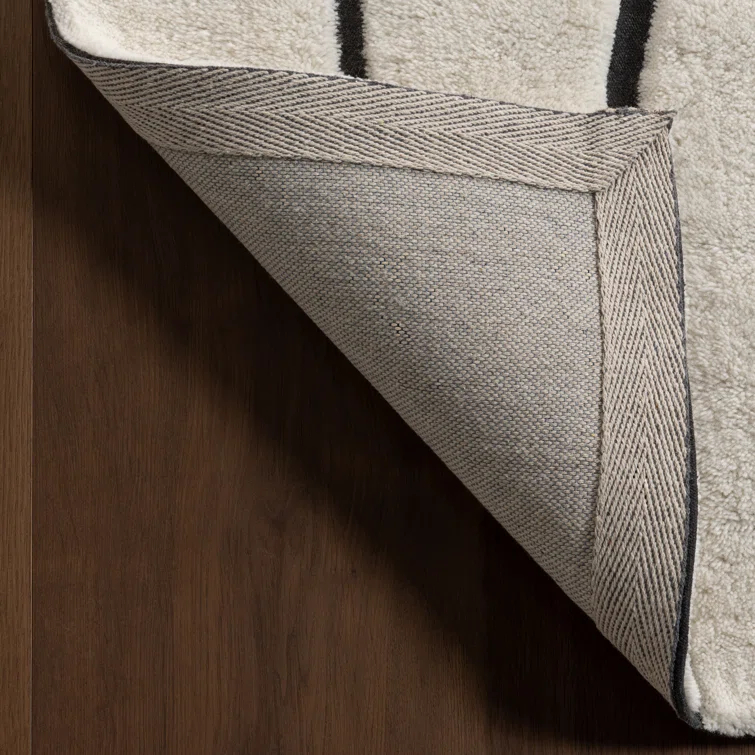 Abstract New Zealand Wool Area Rug