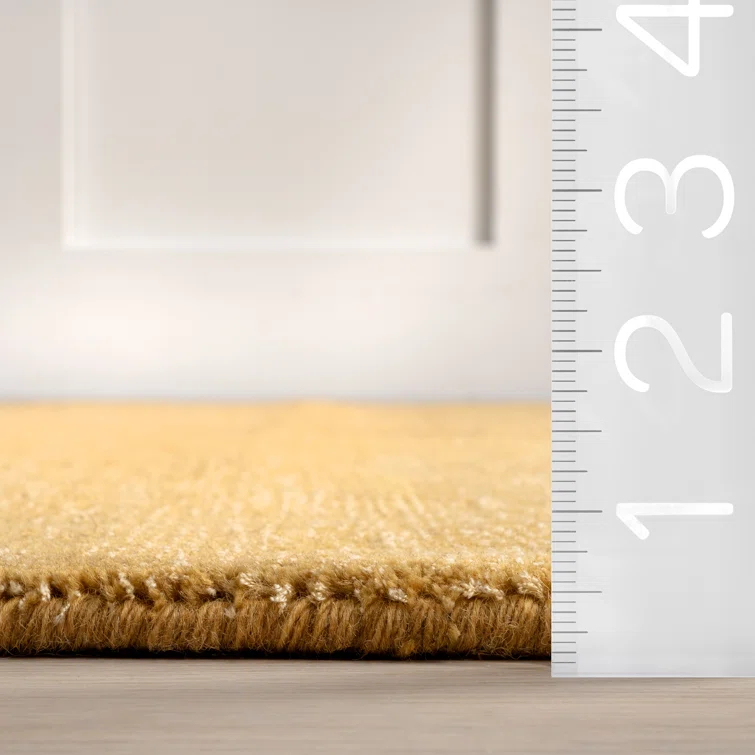 Lahjar Speckled Wool Blend Area Rug