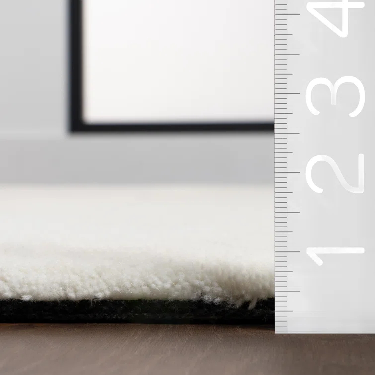 Abstract New Zealand Wool Area Rug