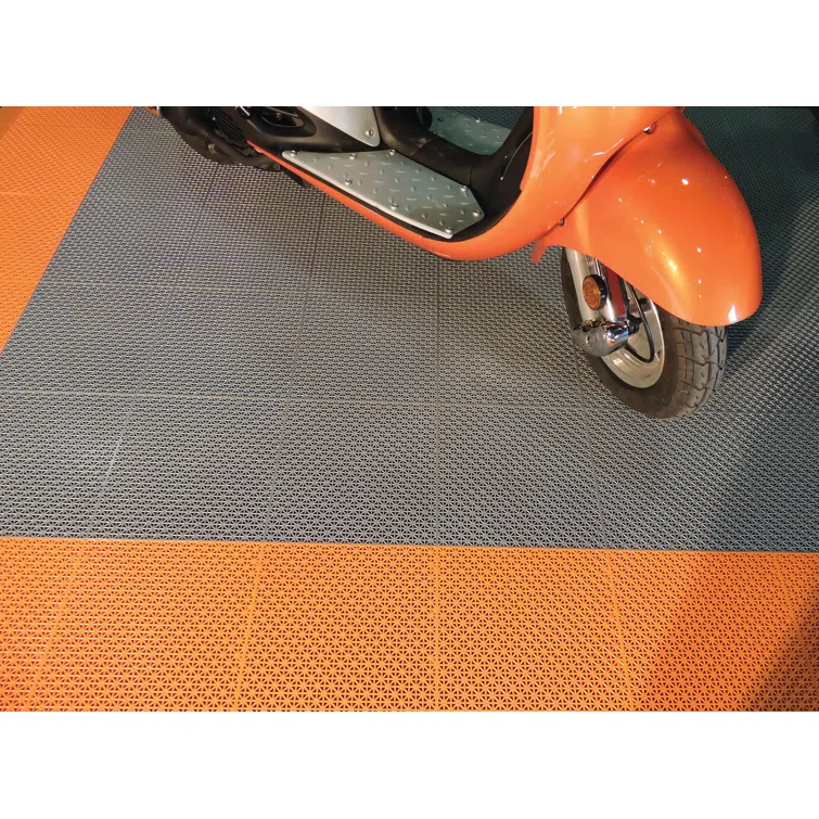 Quix Tile Quix Interlocking Indoor/Outdoor Floor Tiles, Patio Flooring, Garage Tile, Decorative Mat, Sport Courts
