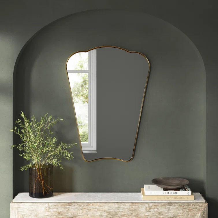Cottondale Iron Flat Wall Mirror