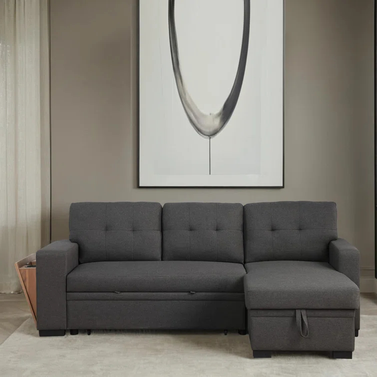 DEVION Furniture 3 - Piece Upholstered Sectional