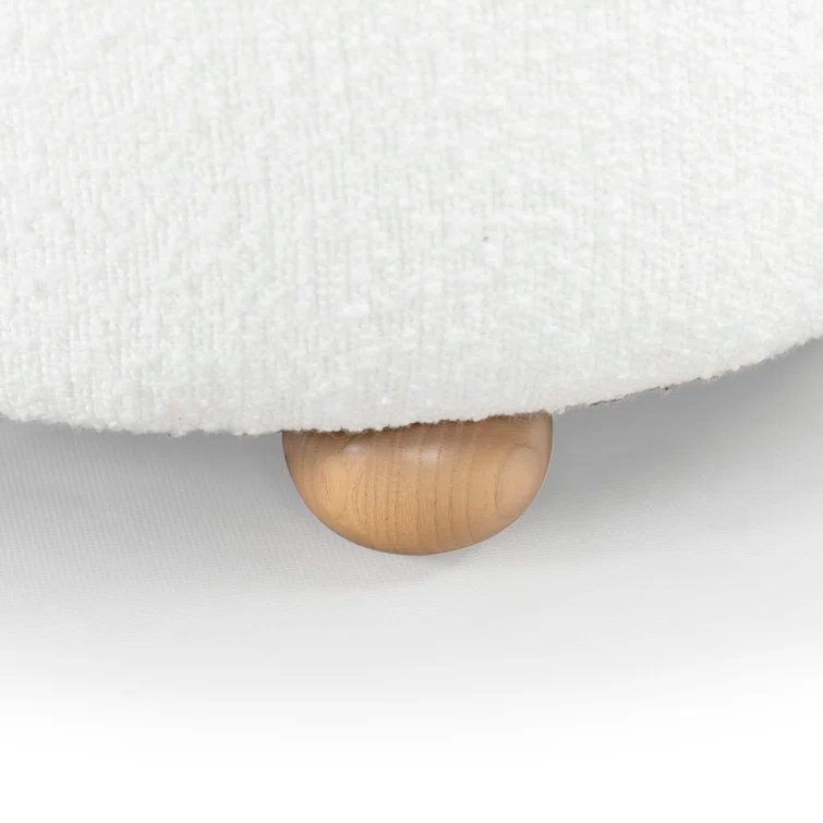 Becka Square Boucle Storage Ottoman