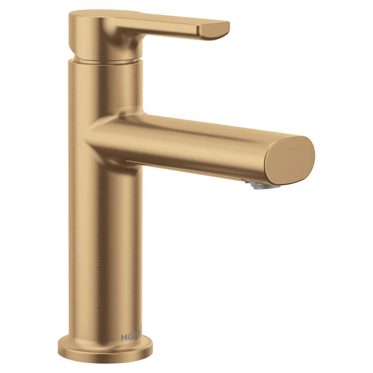 Moen Moen Meena Single Hole Bathroom Faucet with Drain Assembly 84794BZG